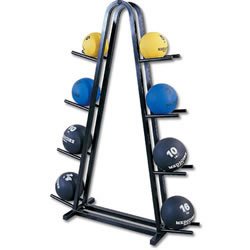 Champion Barbell Double Medicine Ball Rack