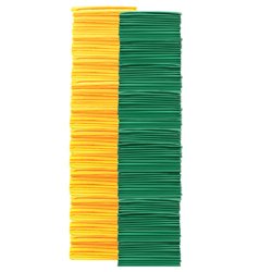 Adult Pinnies 144 Pack Green/Yellow (PAC)