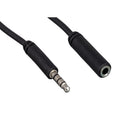CableWholesale 3.5mm Stereo Extension Cable, 3.5mm Male to 3.5mm Female, TRRS Mic Cable 6 Foot