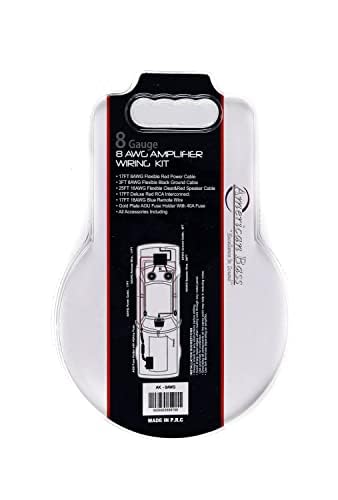 American Bass 8 Gauge CCA Amplifier Kit (Blue)