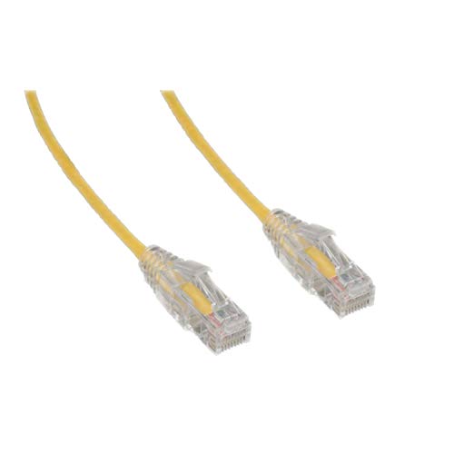 CableWholesale Cat6a Slim Ethernet Patch Cable, 28AWG, 500MHZ, ETL/UL/CSA Approved, RJ45 Copper Connector Snagless/Boot, Internet Network Patch Cable, 6 Inches, Gray