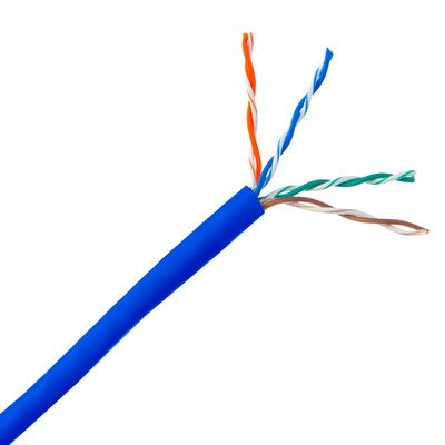 CableWholesale Cat5e Ethernet Cable 1000 Foot, Riser Rated (CMR), 24 AWG, Solid Pure Copper, Unshielded Twisted Pair(UTP) with Pull Box, Gray