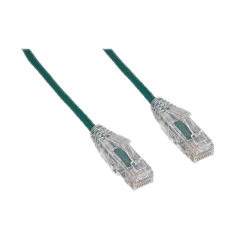 CableWholesale Cat6a Slim Ethernet Patch Cable, 28AWG, 500MHZ, ETL/UL/CSA Approved, RJ45 Copper Connector Snagless/Boot, Internet Network Patch Cable, 6 Inches, Gray
