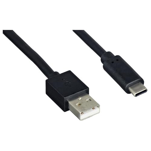High-Speed USB 2.0 Type A to Type C Cable - 480Mbps Data Transfer, Reversible Connector for New Devices, 1.6 Feet (0.5 Meter)