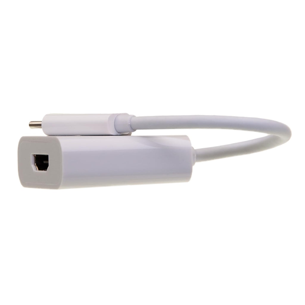 CableWholesale White 3.1 USB-C to HDMI Adapter, 4K@60Hz, DP Alt Mode & Thunderbolt 3, 6-Inch