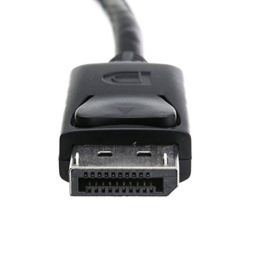 Cable Wholesale DisplayPort to VGA Adapter Cable, DisplayPort Male to HD15 Female, Only Works from DisplayPort to VGA, 6 inch
