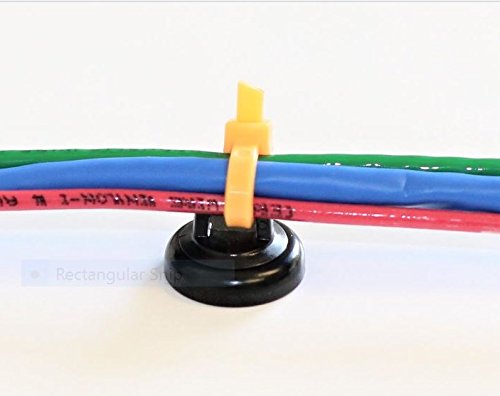 Mag Daddy Magnetic Cable Tie Mount - Small (10, White)