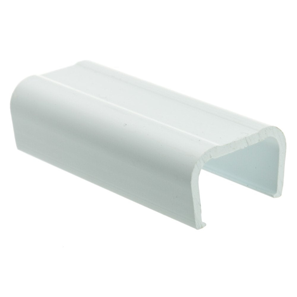 Cord Cover Cable Raceway, 3/4 inch Surface Mount Cable Raceway Joint Cover On-Wall Cord Concealer (Covers 2 Raceway Junction), Cord Organizer/Wire Hider and Protector, White, Cablewholesale