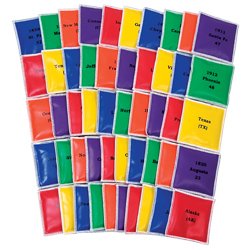 Geographical Bean Bag (Set of 50)