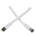 CableWholesale Cat8 S/FTP Ethernet Patch Cable, Boot, 40Gbps - 2000MHz, 4-Pair 24AWG Stranded Pure Copper, RJ45 Shielded Gold Plate Connector Male Internet Patch Cable, White, 6 inch
