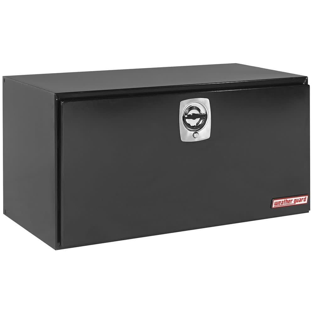 Weather Guard (550502 Jumbo Underbed Tool Box, Steel , Black