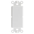 Decora Wall Plate Insert, White, Blank