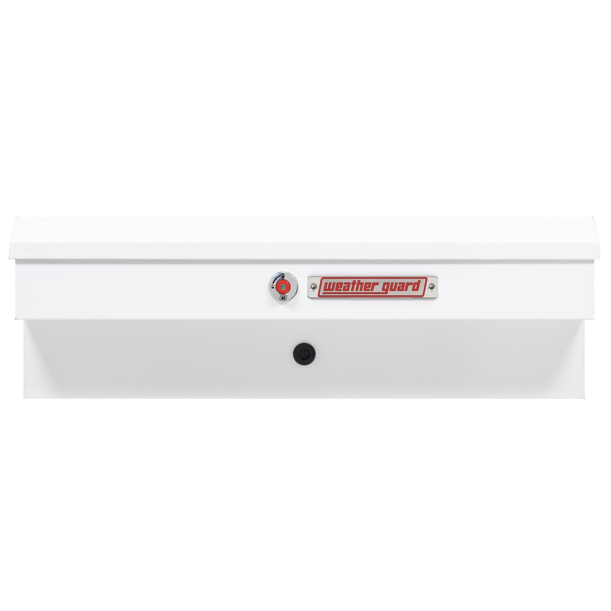 Weather Guard Model 185-3-04 41in Lo-Side Truck Box, Steel, White, 3.0 cu ft capacity