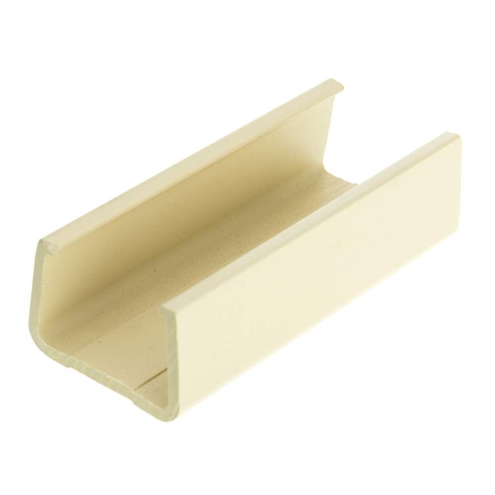 Cord Cover Cable Raceway, 3/4 inch Surface Mount Cable Raceway Joint Cover On-Wall Cord Concealer (Covers 2 Raceway Junction), Cord Organizer/Wire Hider and Protector, Ivory, Cablewholesale
