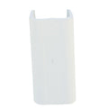 Cord Cover Cable Raceway, 1.25 inch Surface Mount Cable Raceway Joint Cover On-Wall Cord Concealer (Covers 2 Raceway Junction), Cord Organizer/Wire Hider and Protector, White, Cablewholesale