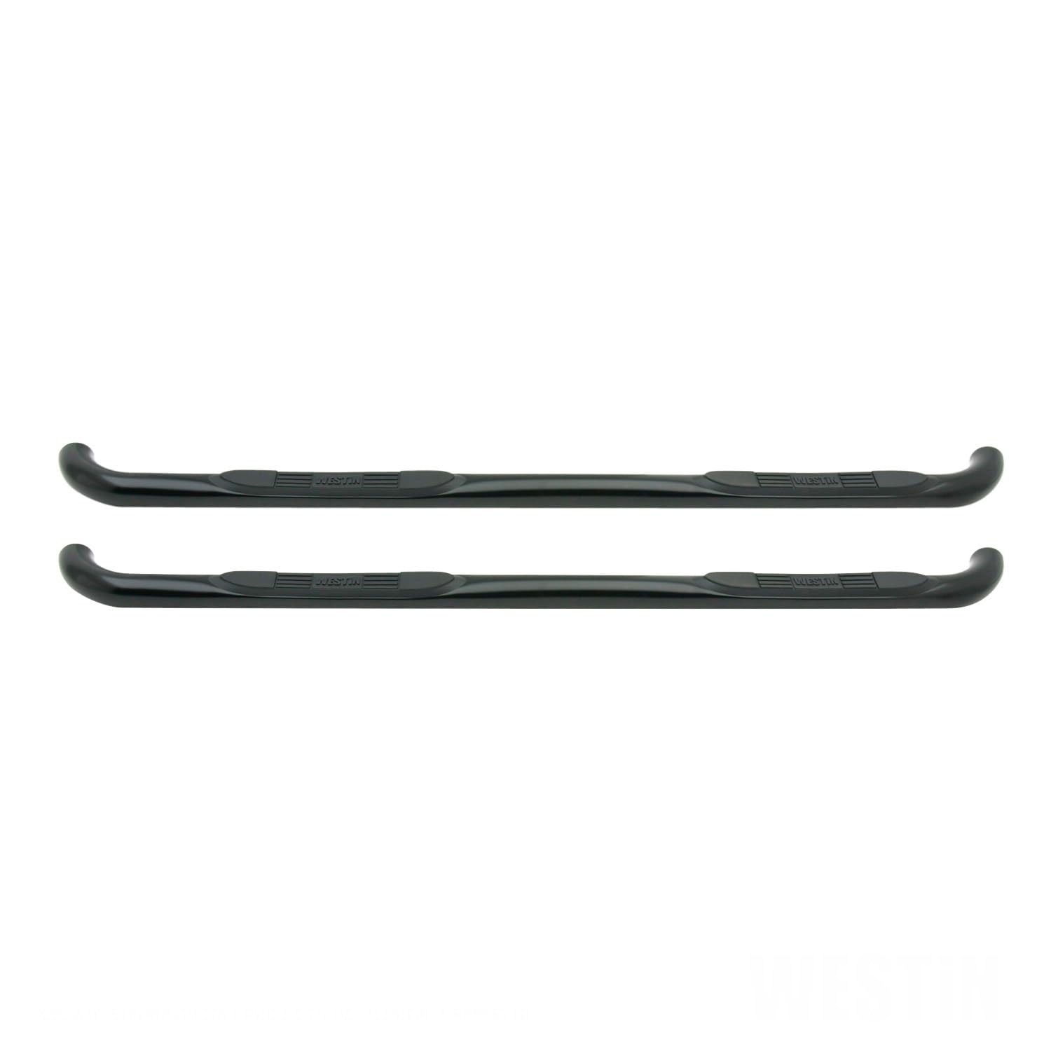 Westin 23-1685 E-Series 3 Round Nerf Bars Black Pair