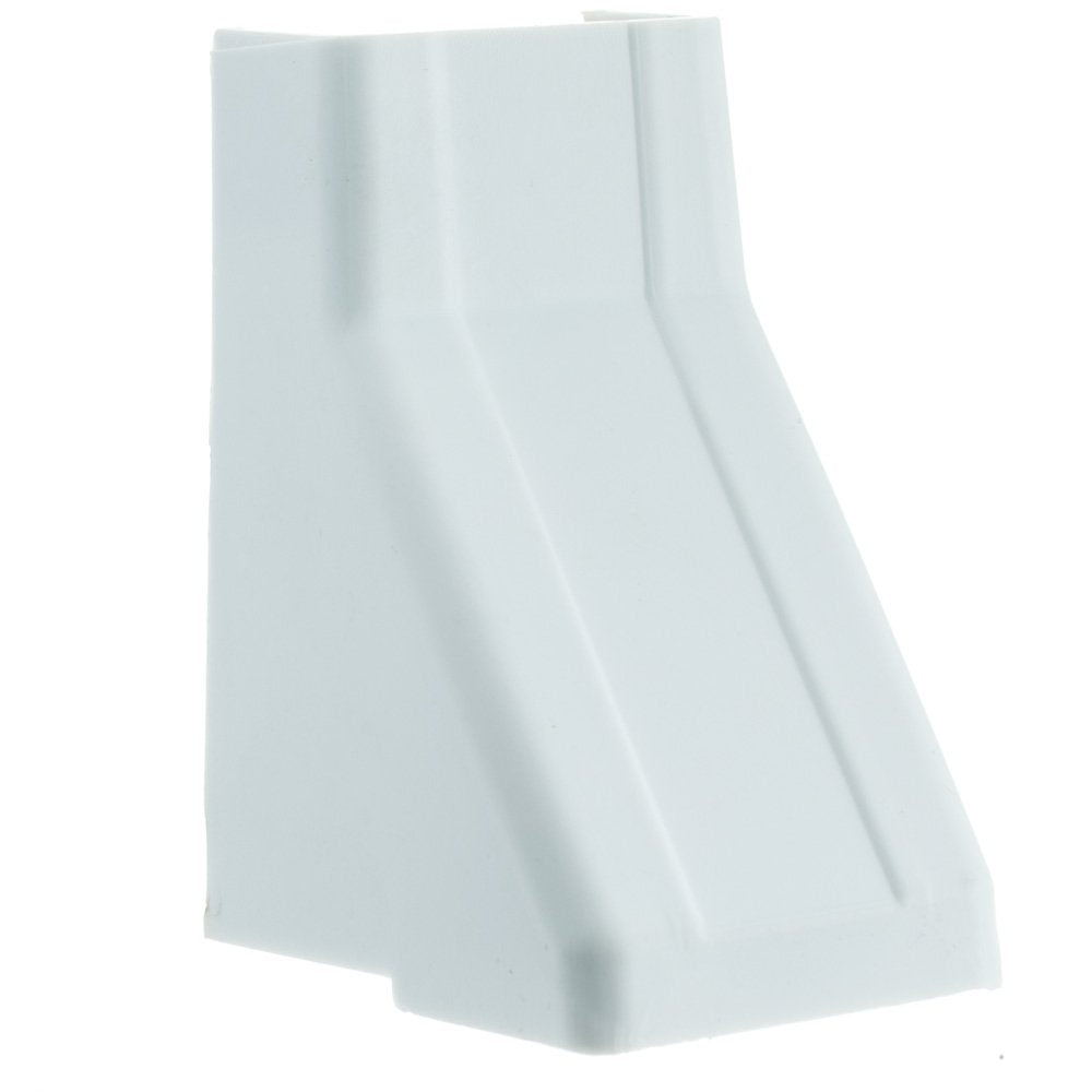 Cord Cover Cable Raceway, 1.25 inch Surface Mount Cable Raceway Ceiling Entry On-Wall Cord Concealer, Cord Organizer/Wire Hider and Protector, White, Cablewholesale