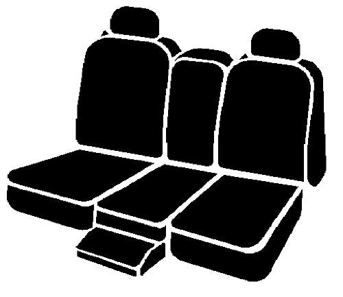FIA OE39-47 Charc Custom Fit Front Seat Cover Split Seat 40/20/40 - Tweed (Charcoal)