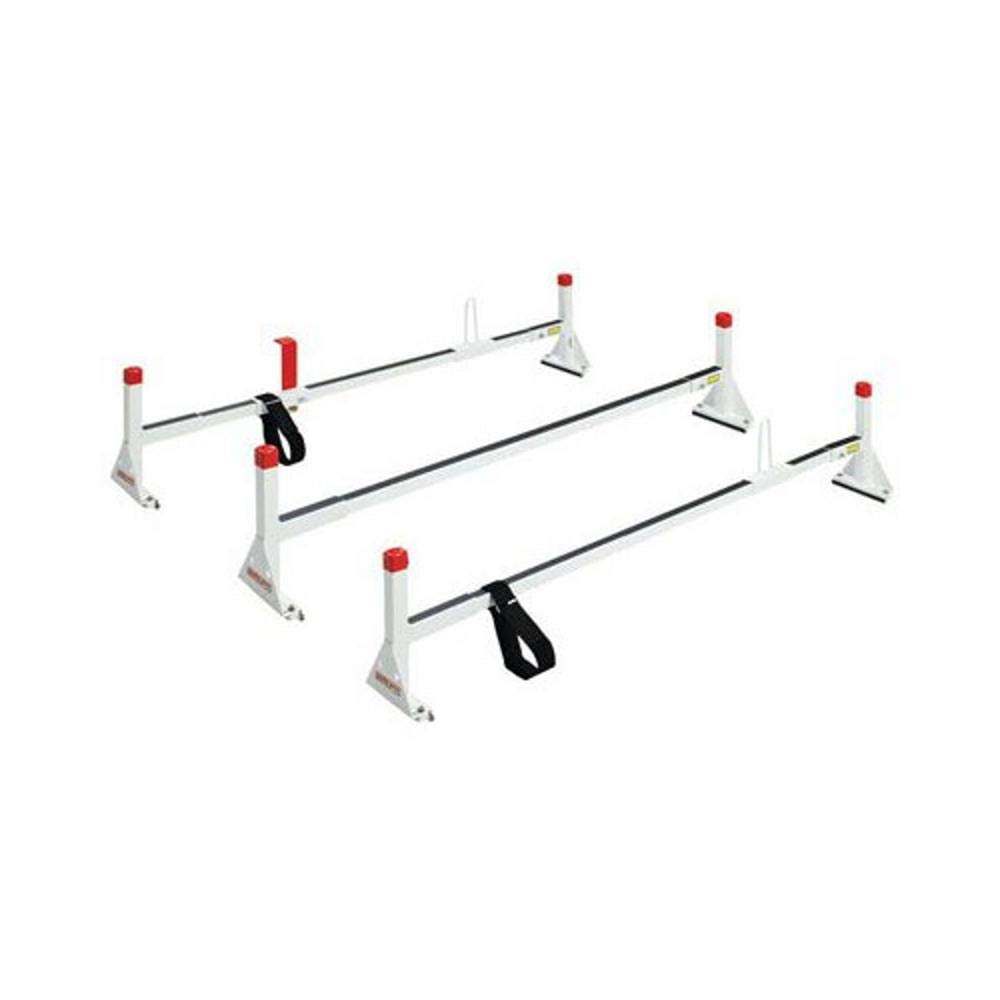 Weather Guard 2163 Steel Full-Size All-Purpose Van Rack, 3 Cross Member,black