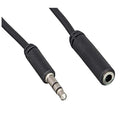 Slim 3.5mm Stereo Extension Cable - Male to Female Audio Jack for Phones, Tablets, 6 Feet