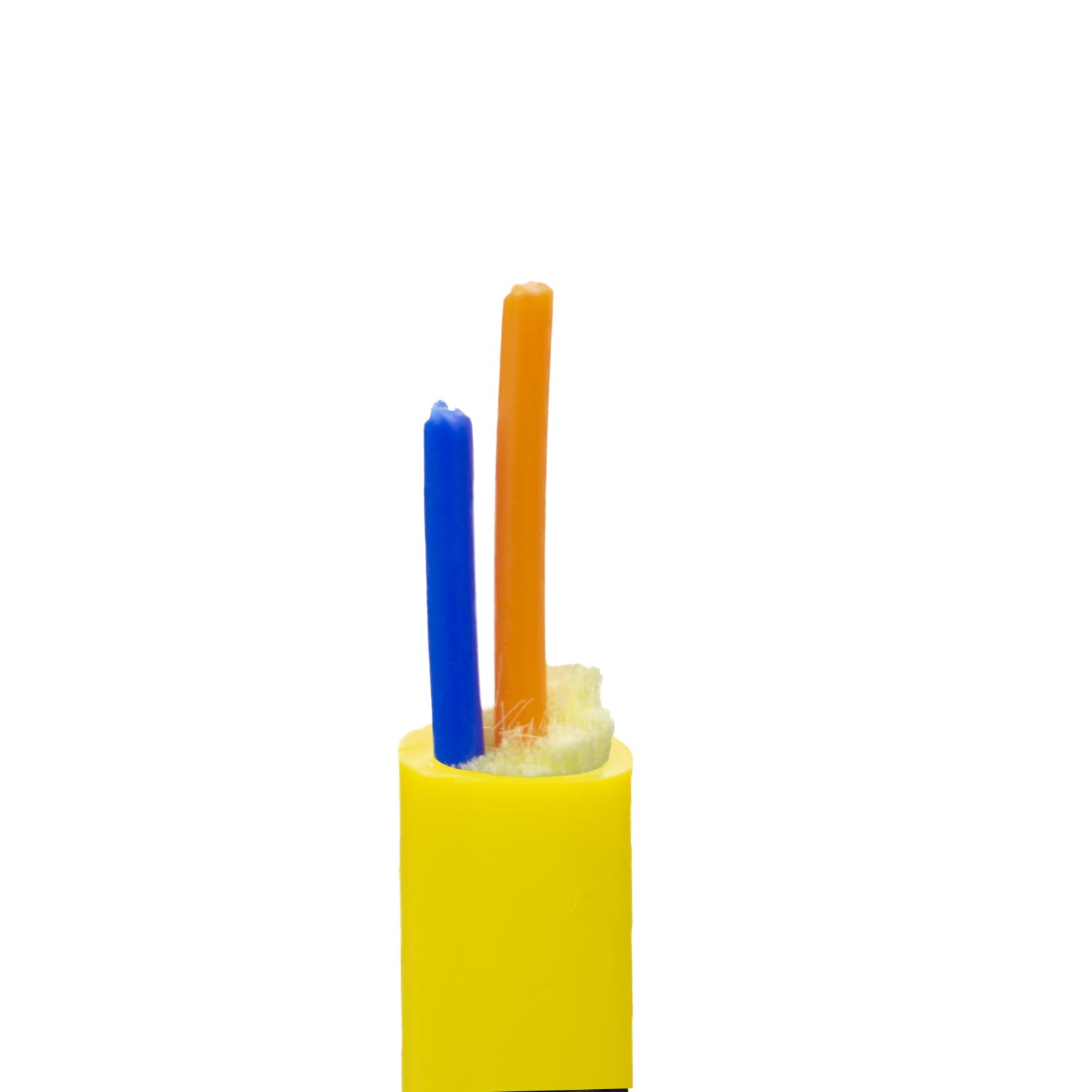 CableWholesale 2 Strand Indoor Distribution Fiber Optic Cable, OS2 9/125 Singlemode, Corning, Yellow, Riser Rated, Spool, 2000 Foot - Ideal for FTTH, Telecom, CCTV, LANs