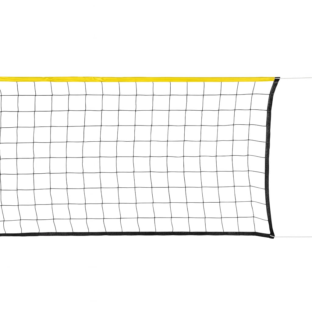 Economy Volleyball Net -Black/Yellow