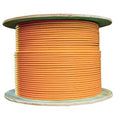 CableWholesale 6 Strand Fiber Optic Cable, Multimode, Orange, 500ft Spool