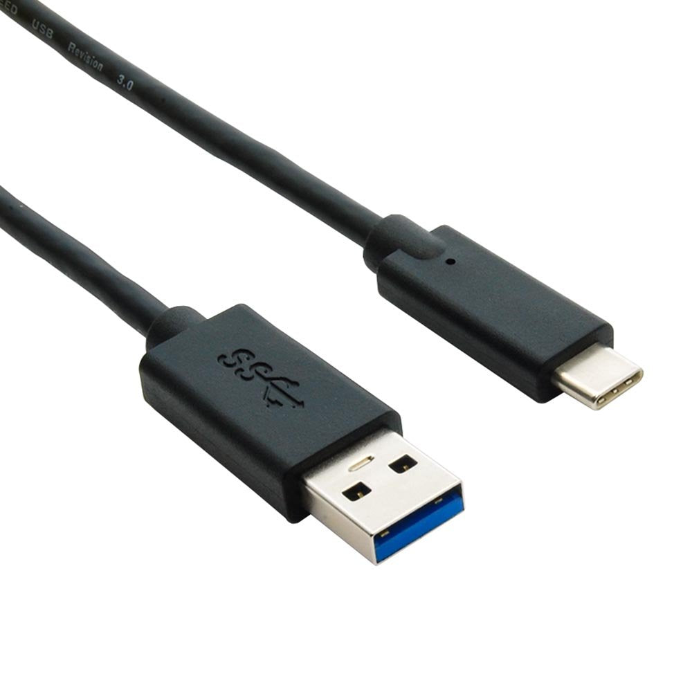 CableWholesale USB 3 Gen Type A to Type C Cable - 5Gbps Data Transfer, Reversible Connector, 1 Feet