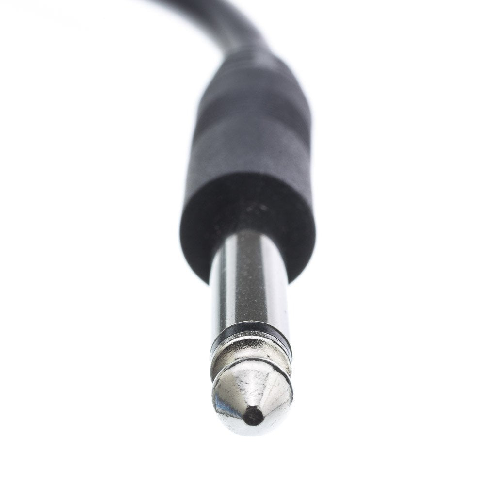 CableWholesale 3-Pin XLR Male to 1/4" Mono Male Audio Cable, 24 AWG Microphone Cable, 25 feet