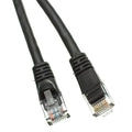 CableWholesale Cat6 Ethernet Cable, 24AWG, RJ45 Gold Plate Connector, 4 Pair Stranded Copper, Snagless Boot Unshielded Twisted Pair (UTP) Internet Network Patch Cable, 6 Inches, Black