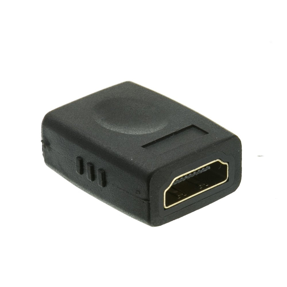 CableWholesale HDMI Female to Female Coupler/Adapter, HDMI Type A to Type A Female, 4K 60Hz, Black