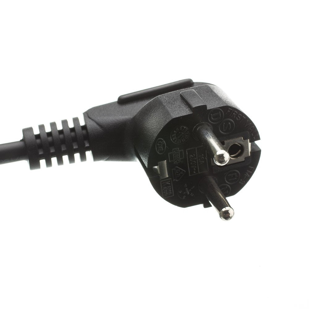 European Computer/Monitor Power Cord, Europlug or CEE 7/16 to C13, VDE Approved, 6 Foot