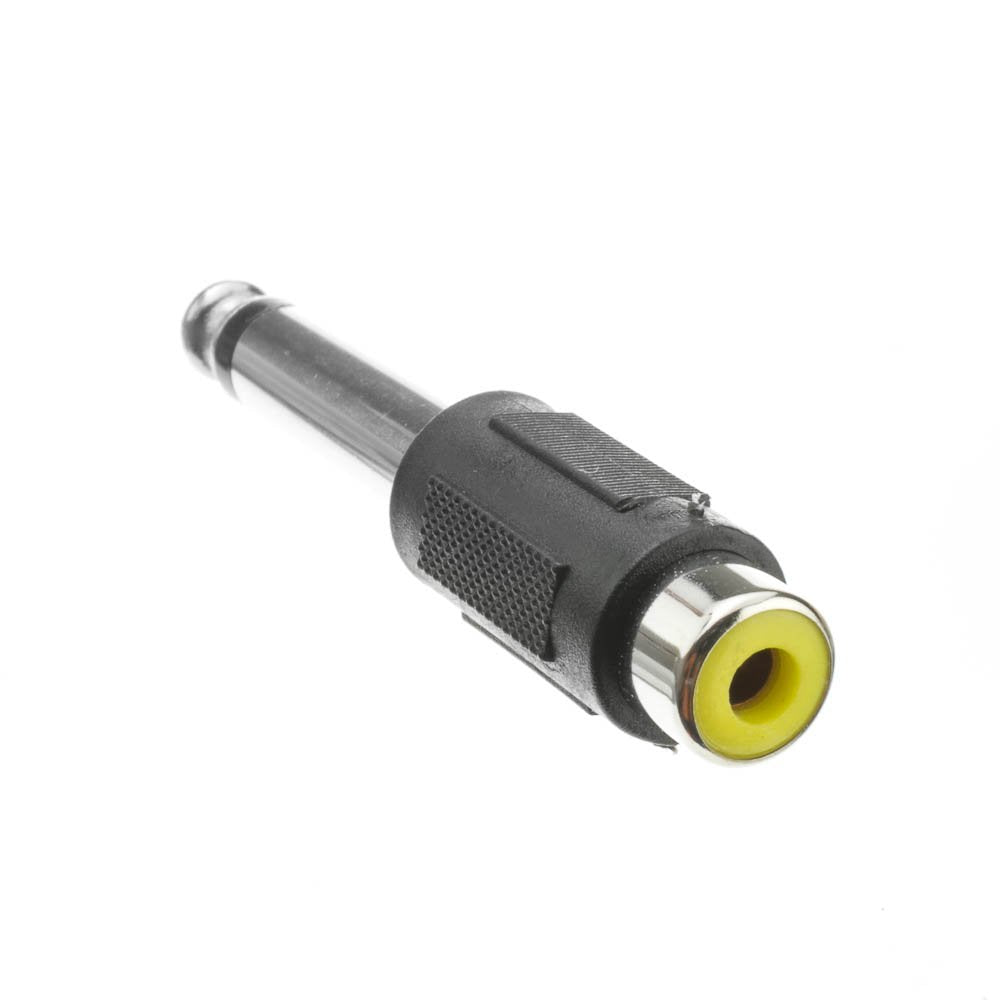 CableWholesale 1/4 inch Mono Male Phono to RCA Female Adapter