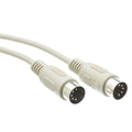 CableWholesale at Keyboard Cable 6 Feet, 5-Pin Din to 5-Pin Din, Din5 Male with 5 Conductor Keyboard Cable, Beige