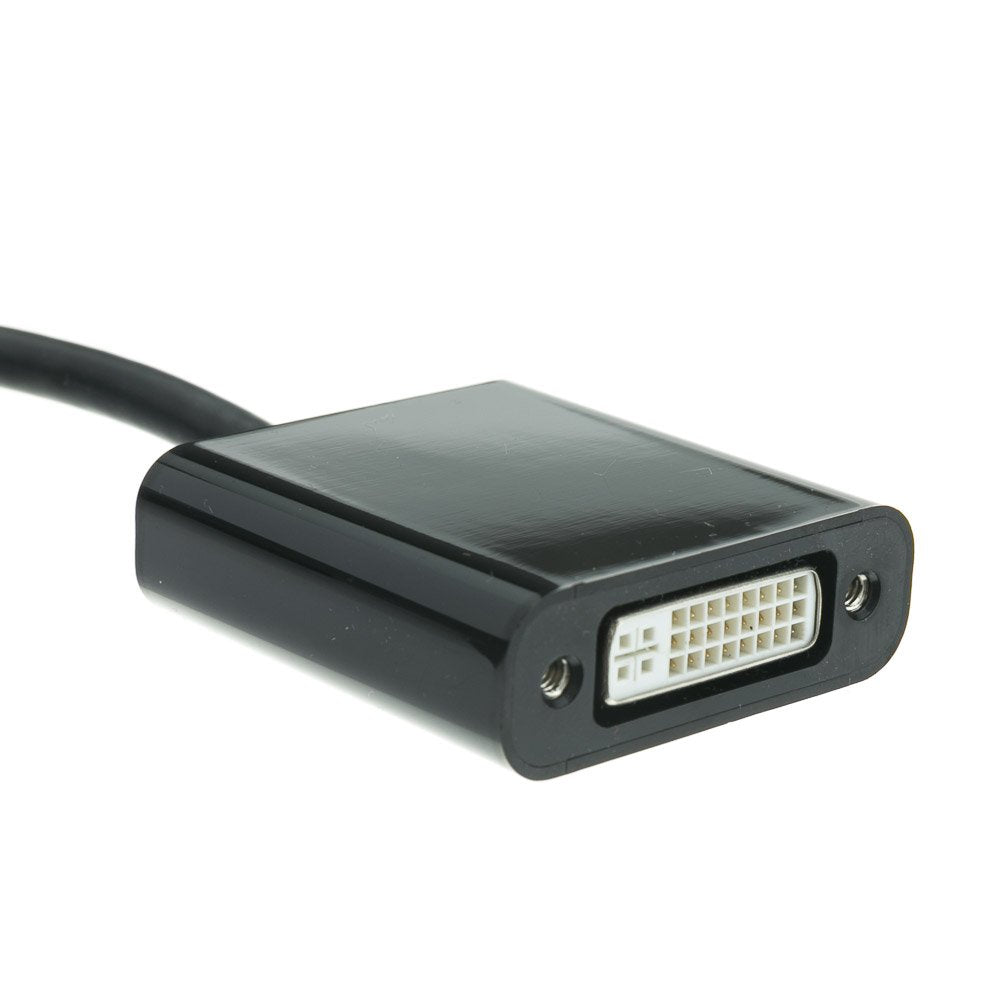 Cable Wholesale Display Port Male to DVI F Adapter 6 Inch Cable