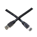 CableWholesale Cat8 S/FTP Ethernet Patch Cable, Boot, 40Gbps - 2000MHz, 4-Pair 24AWG Stranded Pure Copper, RJ45 Shielded Gold Plate Connector Male Internet Patch Cable, Black, 2 Foot