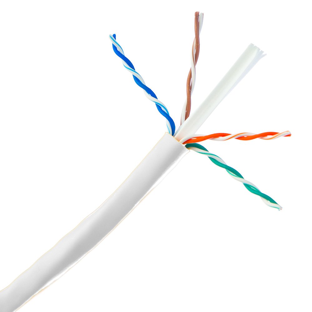 CableWholesale 1000 Foot Bulk Cat6a Ethernet Cable Spool 500 MHz, 23 AWG, UTP(Unshielded Twisted Pair) Solid Copper, Black