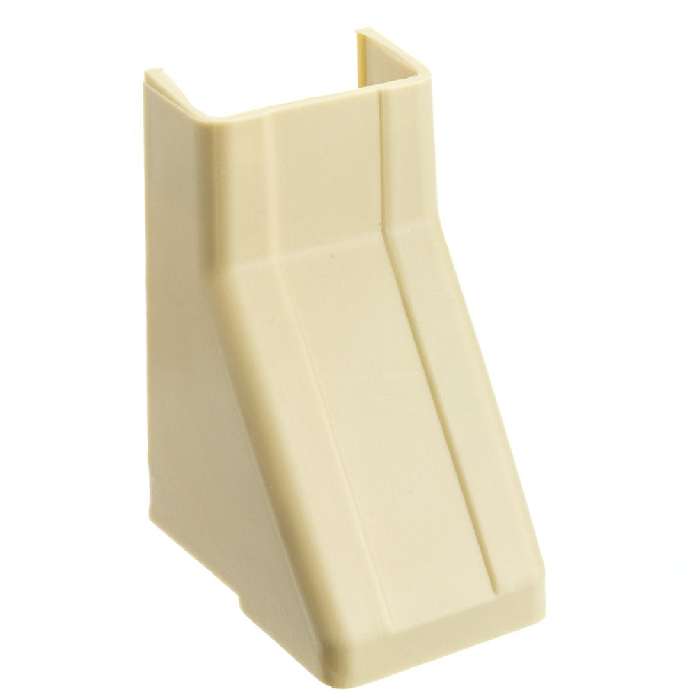 Cord Cover Cable Raceway, 1.25 inch Surface Mount Cable Raceway Ceiling Entry On-Wall Cord Concealer, Cord Organizer/Wire Hider and Protector, Ivory, Cablewholesale