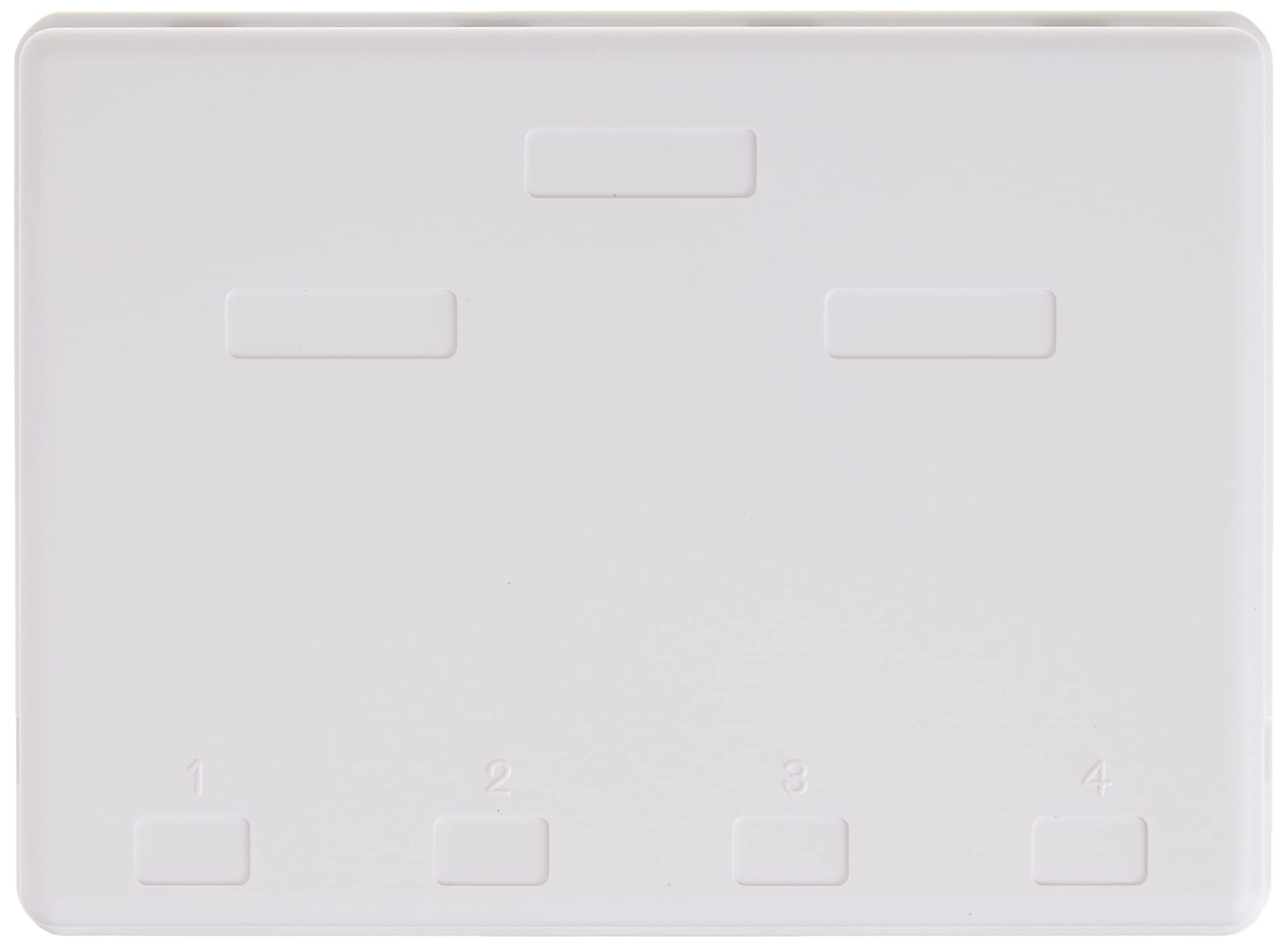 4 Port Keystone Jack Surface Mount Box, White, Surface Mount Box for Networking, Home Theatre, Security/Surveillance, Cablewholesale