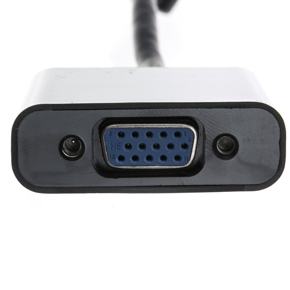 Cable Wholesale DisplayPort to VGA Adapter Cable, DisplayPort Male to HD15 Female, Only Works from DisplayPort to VGA, 6 inch