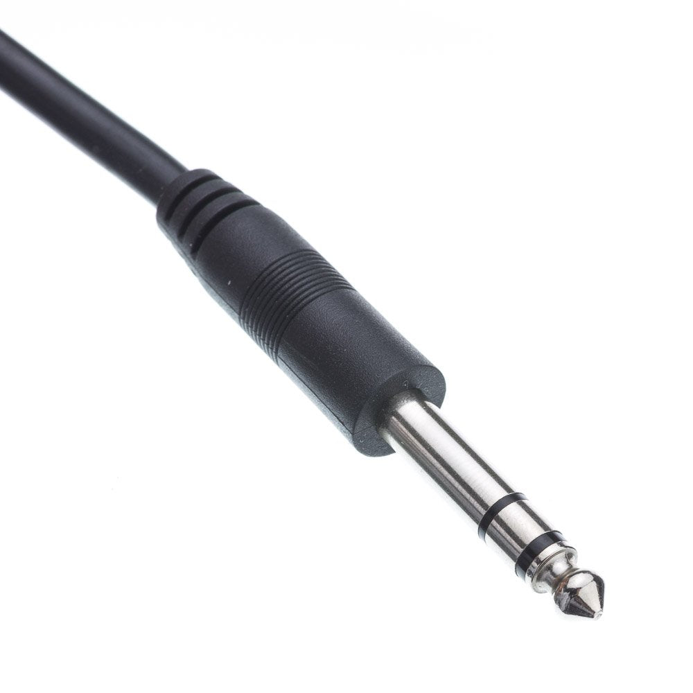 CableWholesale 3-Pin XLR Female to 1/4" TRS/Stereo Male Audio Cable, 24 AWG Microphone Cable, 50 feet