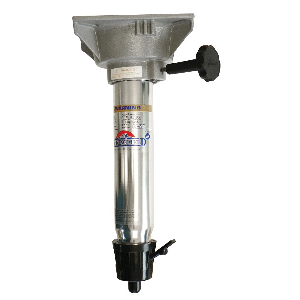 Springfield Marine 1600607 Non-Locking Taper-Lock Pedestal and Swivel Package