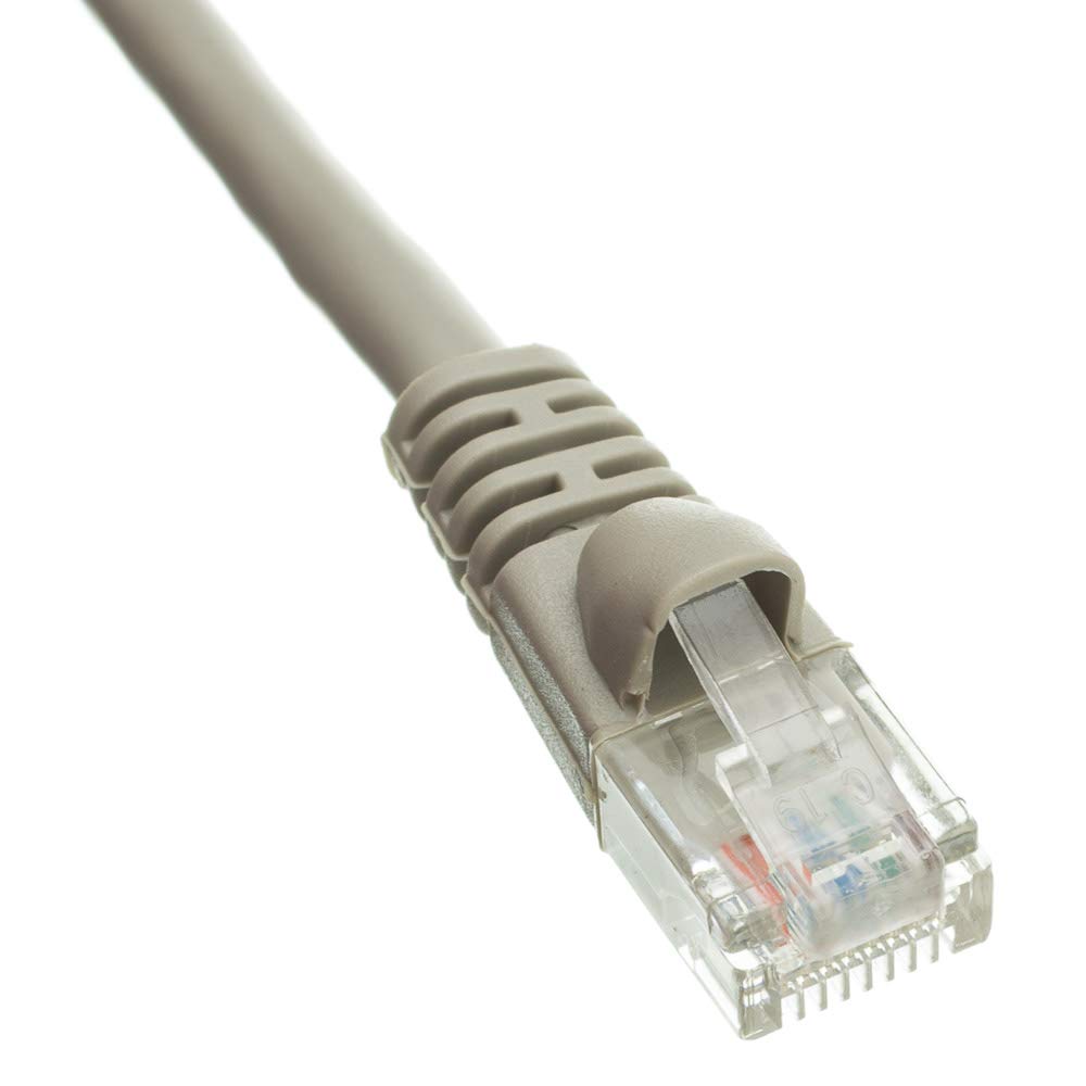 CableWholesale 2 Foot Gray Cat6a Ethernet Patch Cable, Snagless/Boot with RJ45 Connector, 500 MHz, 24 AWG, UTP(Unshielded Twisted Pair) Stranded Copper, Internet Patch Cable