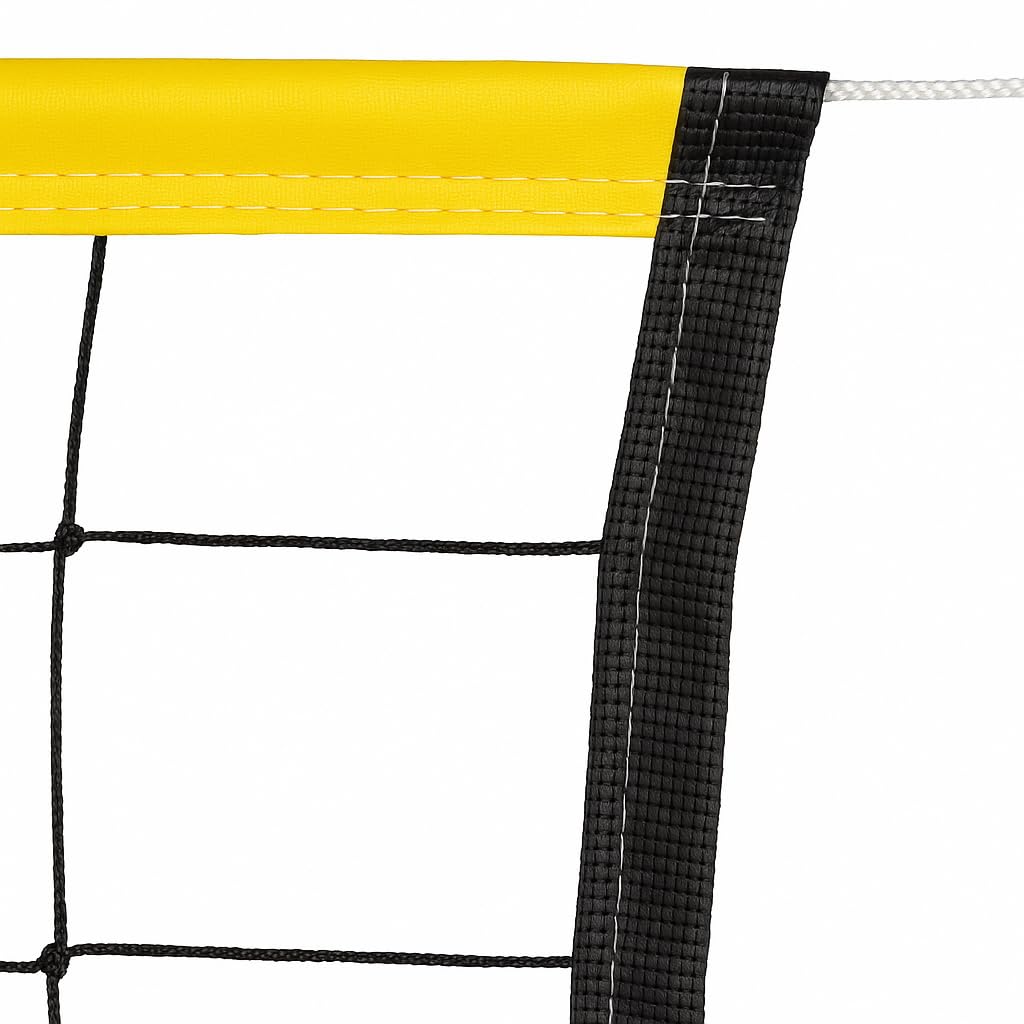 Economy Volleyball Net -Black/Yellow