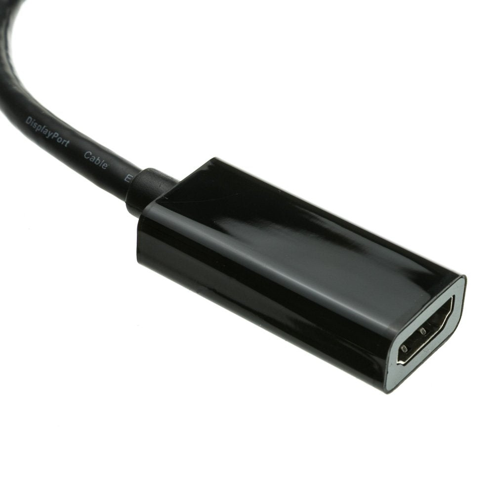 CableWholesale DisplayPort Male to HDMI Female Active Adapter support for 4K Video, Audio Enabled