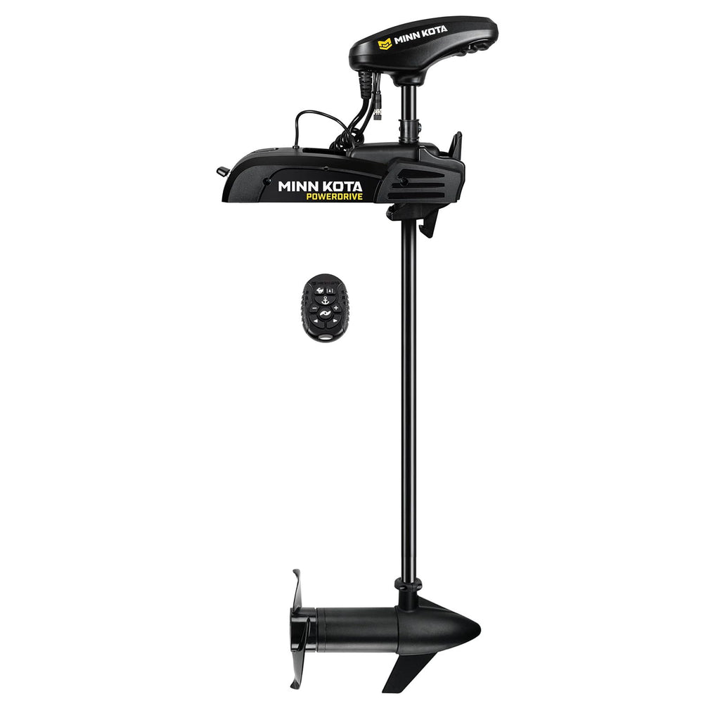 Minn Kota PowerDrive Bow-Mount Electric Trolling Motor with GPS, Dual Spectrum CHIRP Sonar – 55 Lb. Thrust, 54 In. Shaft, Freshwater