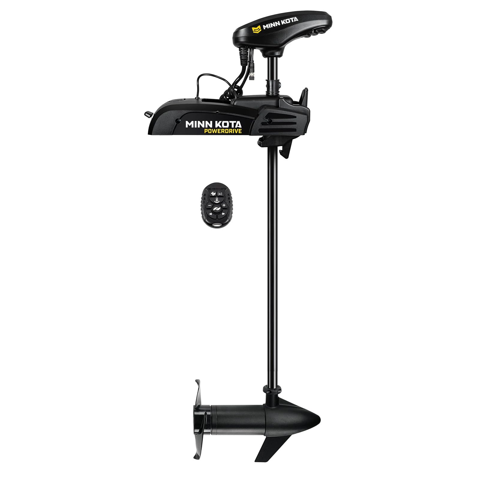 Minn Kota PowerDrive Bow-Mount Electric Trolling Motor with GPS, Dual Spectrum CHIRP Sonar – 55 Lb. Thrust, 54 In. Shaft, Freshwater