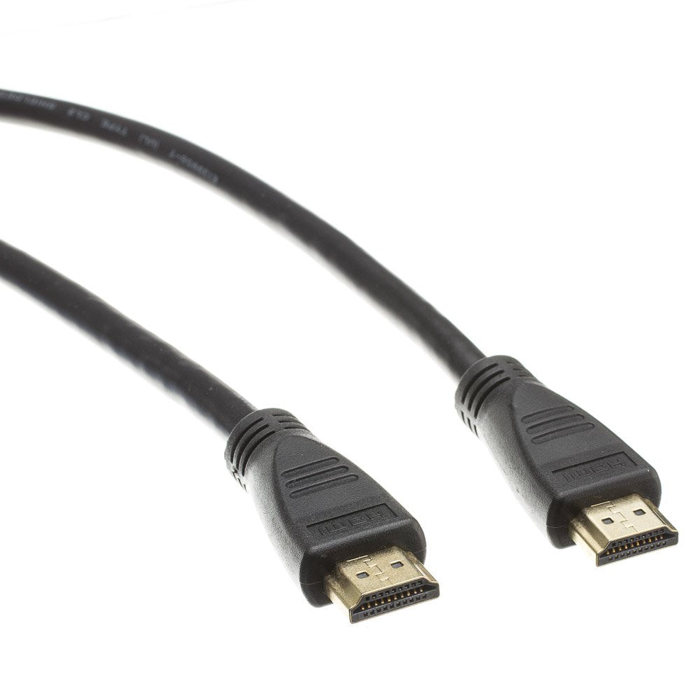 CableWholesale 4K Ultra High Speed HDMI Cable, 18 Gbps, HDMI-A Male to HDMI-A Male Connector, 26 AWG, Black, 1.5 feet