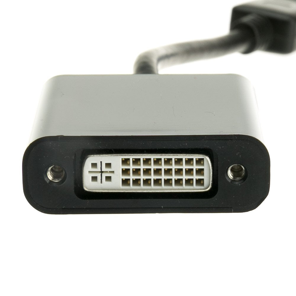 Cable Wholesale Display Port Male to DVI F Adapter 6 Inch Cable