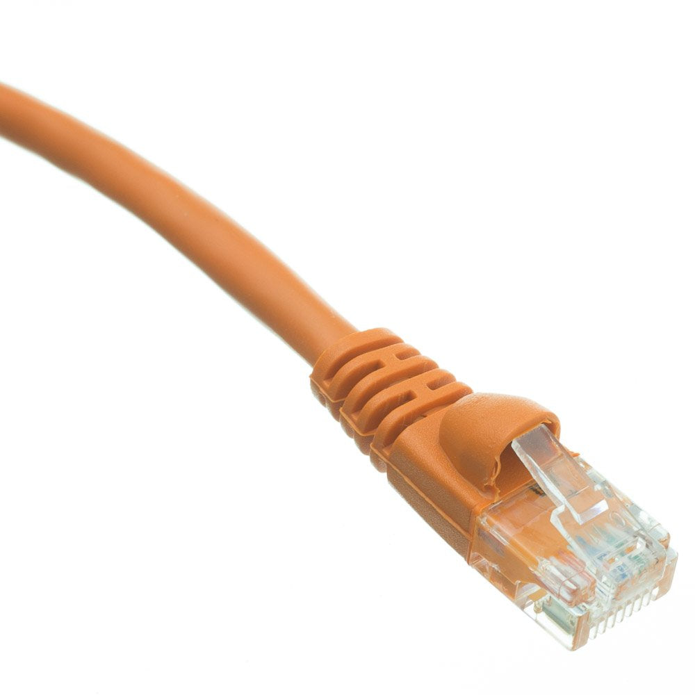 CableWholesale 10-Feet CAT5E Cable with UTP Molded Boot 350MHz, Orange (845-10X6-03110)